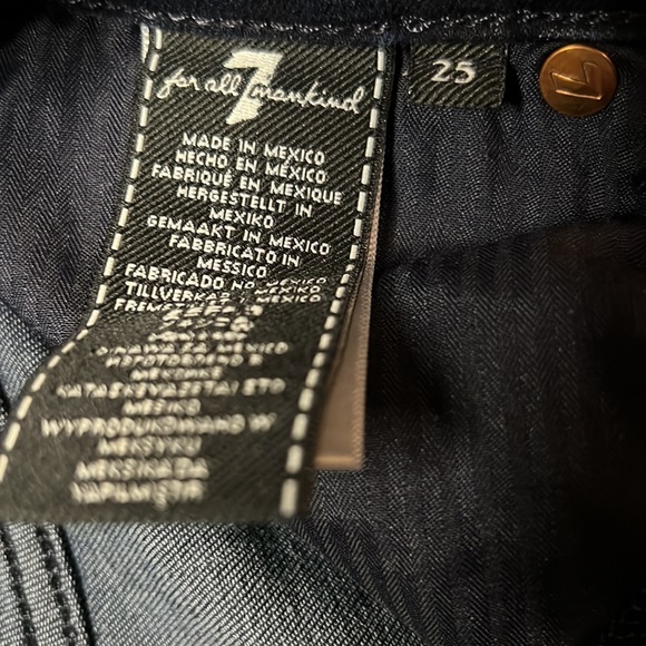 NWOT - 7 for all mankind high waist jeans - Picture 3 of 4